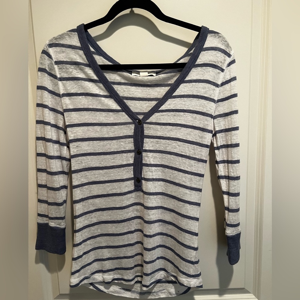 Treasure & Bond striped blouse, size small